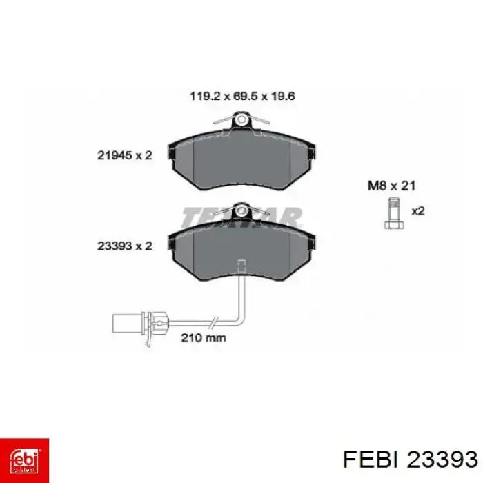 23393 Febi filtro de aire