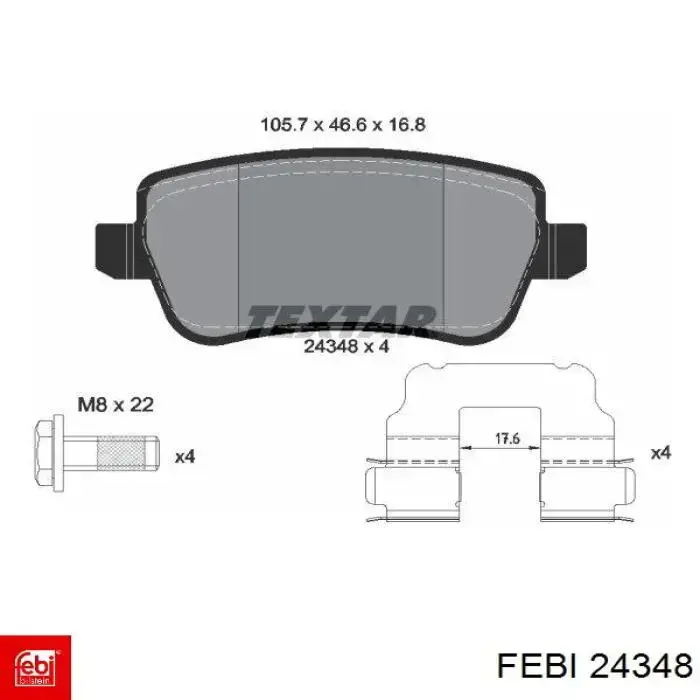 24348 Febi sensor de posición del cigüeñal