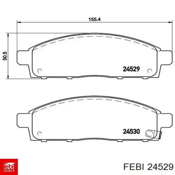 24529 Febi rodillo, cadena de distribución