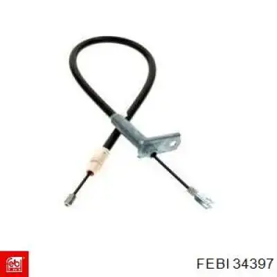 34397 Febi cable de freno de mano trasero derecho