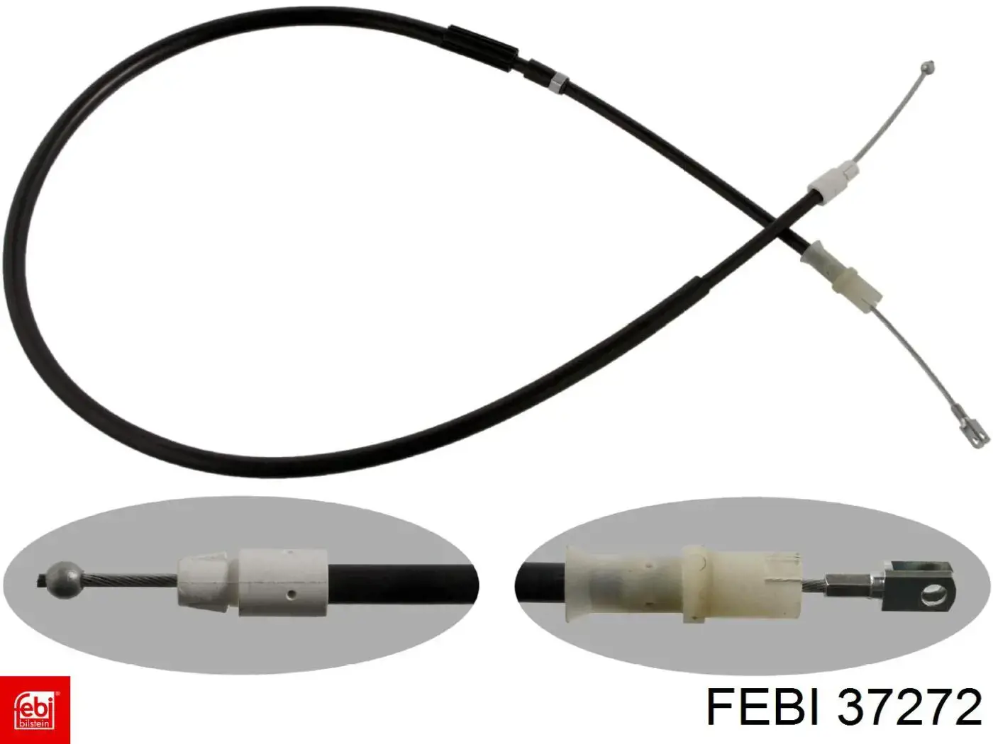 37272 Febi cable de freno de mano trasero derecho/izquierdo