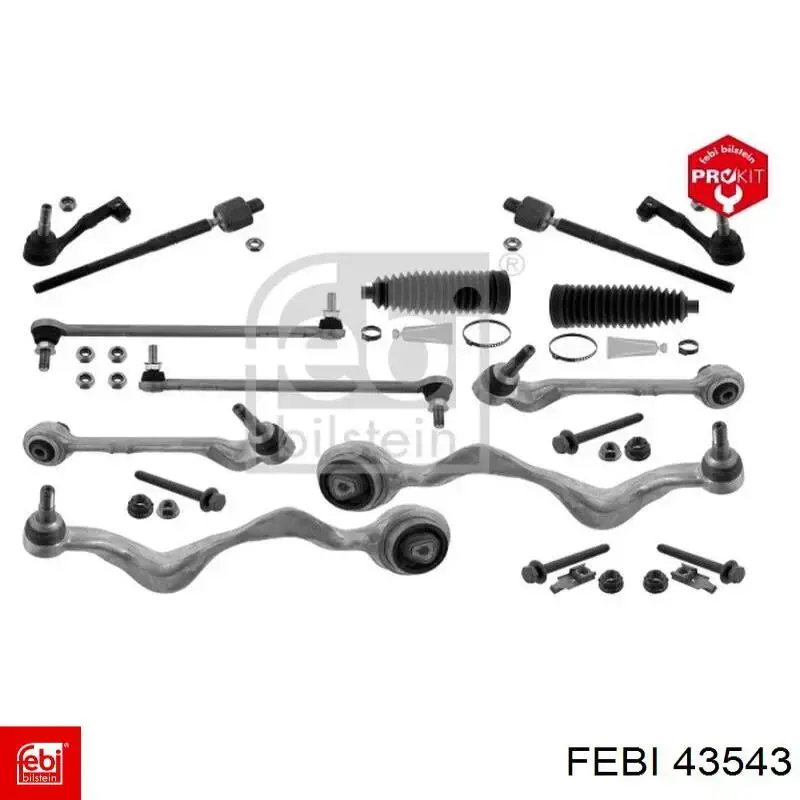 43543 Febi brazo suspension inferior trasero izquierdo/derecho