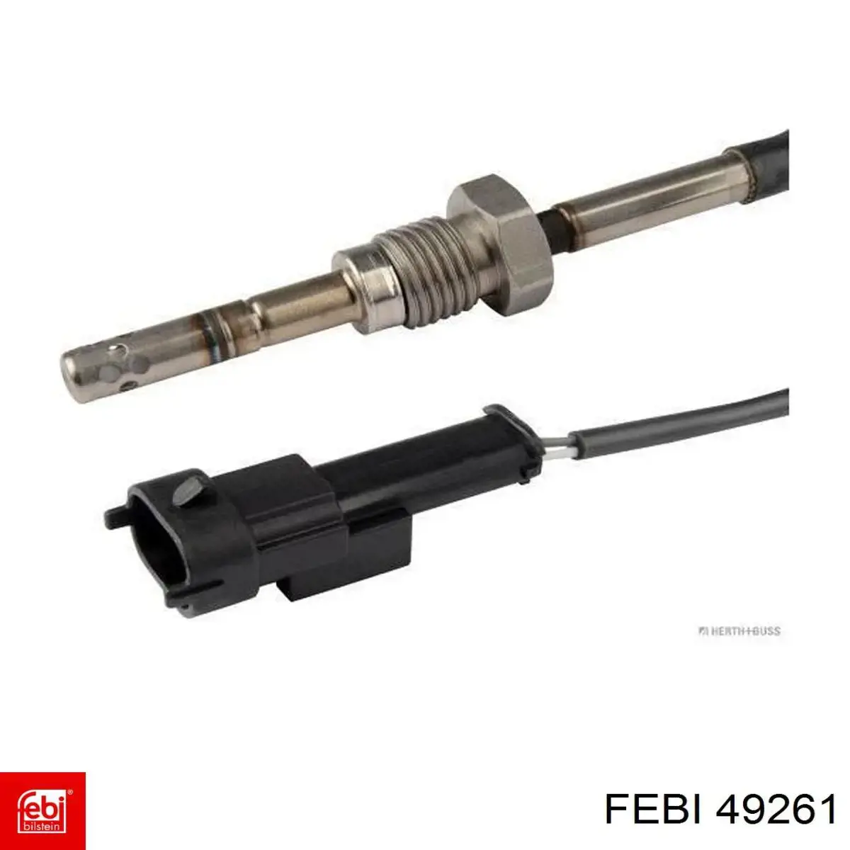 49261 Febi sensor de temperatura, gas de escape, antes de catalizador