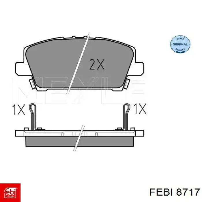 8717 Febi junta, cárter de aceite, caja de cambios