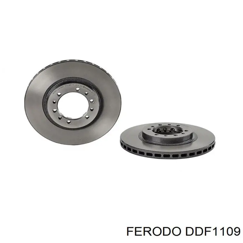 DDF1109 Ferodo freno de disco delantero