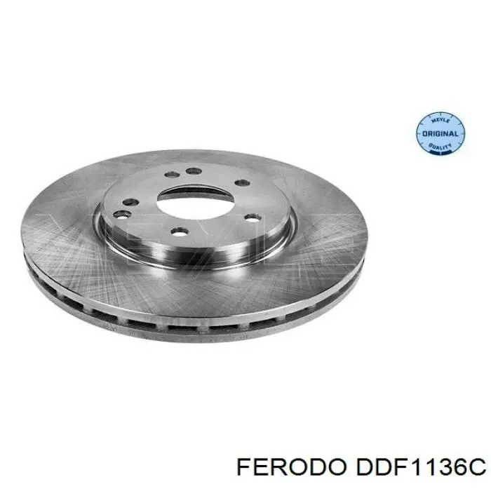 DDF1136C Ferodo freno de disco delantero