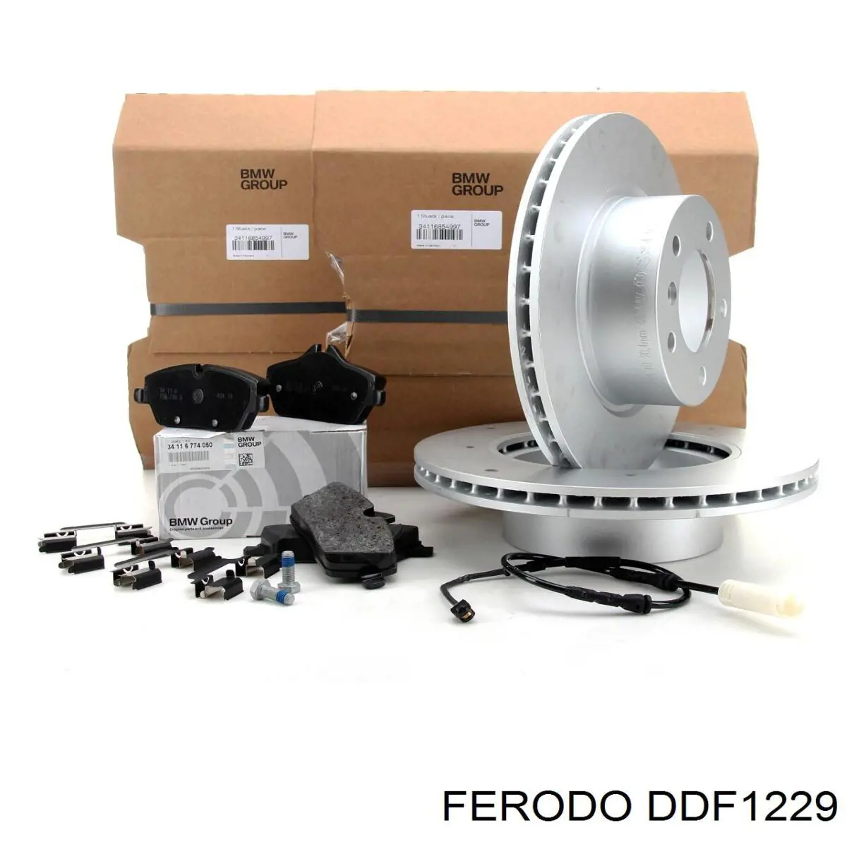 DDF1229 Ferodo freno de disco delantero