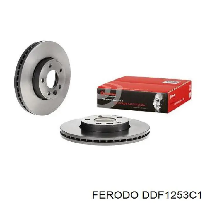 DDF1253C1 Ferodo freno de disco delantero