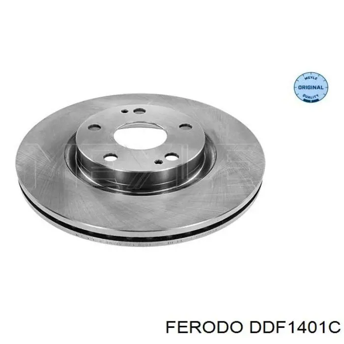 DDF1401C Ferodo disco de freno trasero