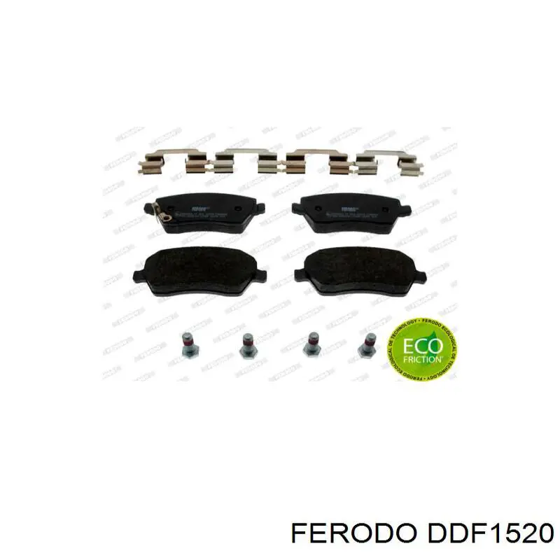 DDF1520 Ferodo freno de disco delantero