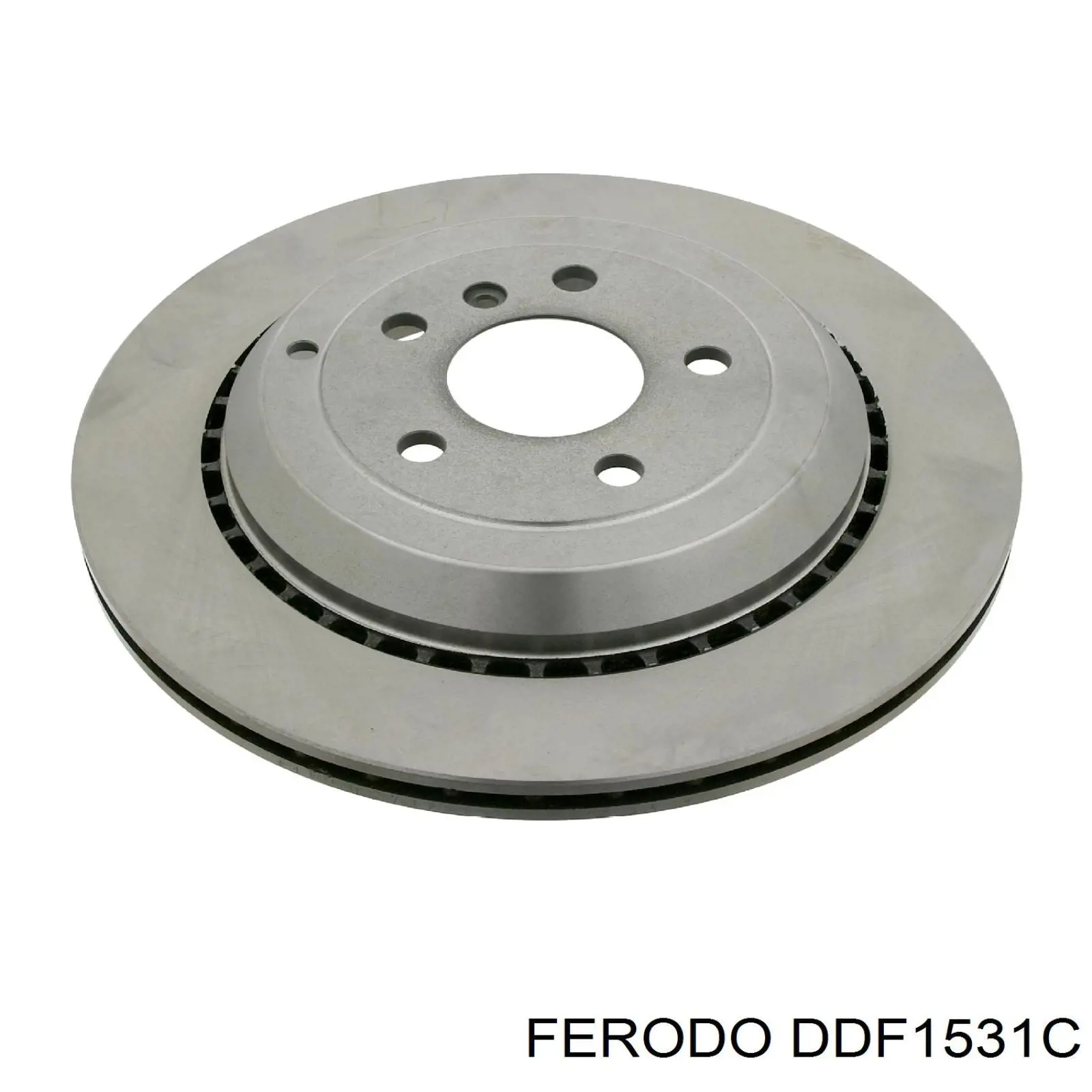 DDF1531C Ferodo disco de freno trasero