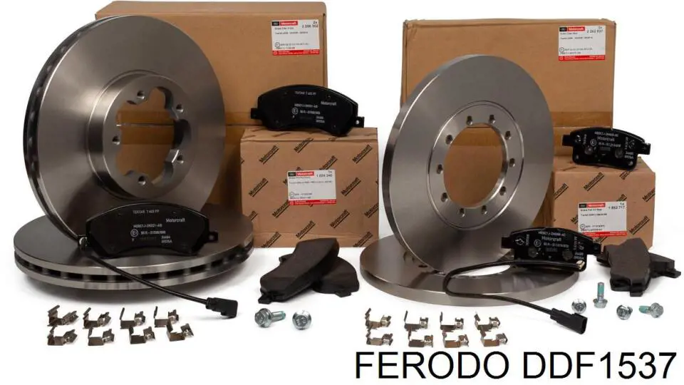 DDF1537 Ferodo disco de freno trasero