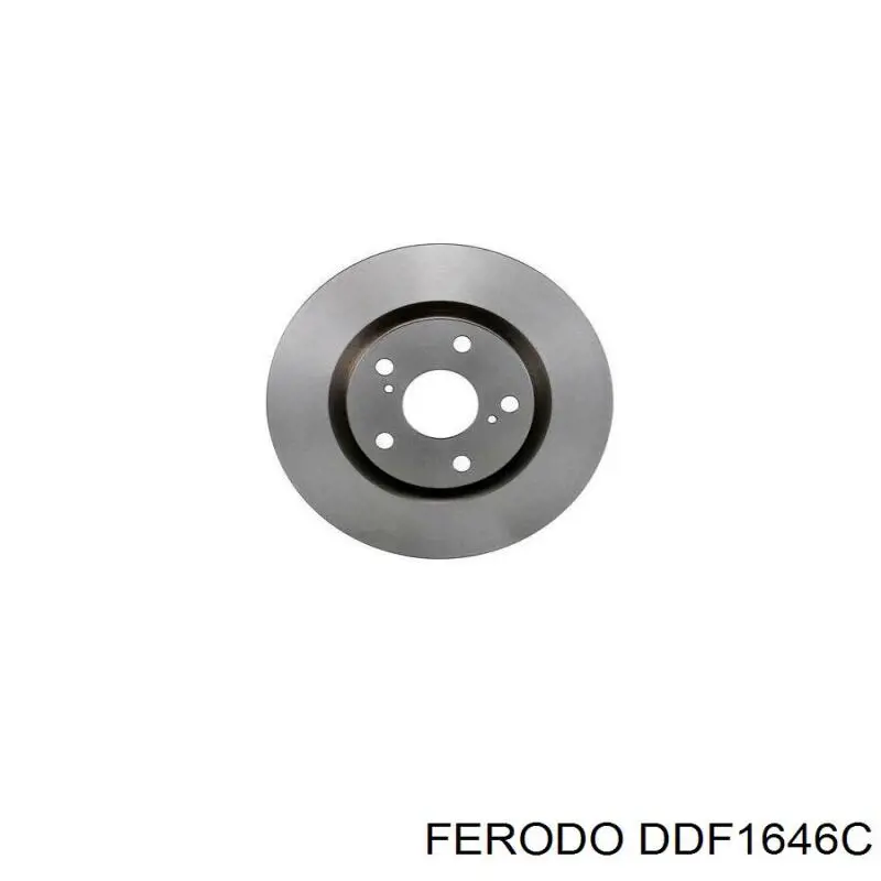 DDF1646C Ferodo freno de disco delantero