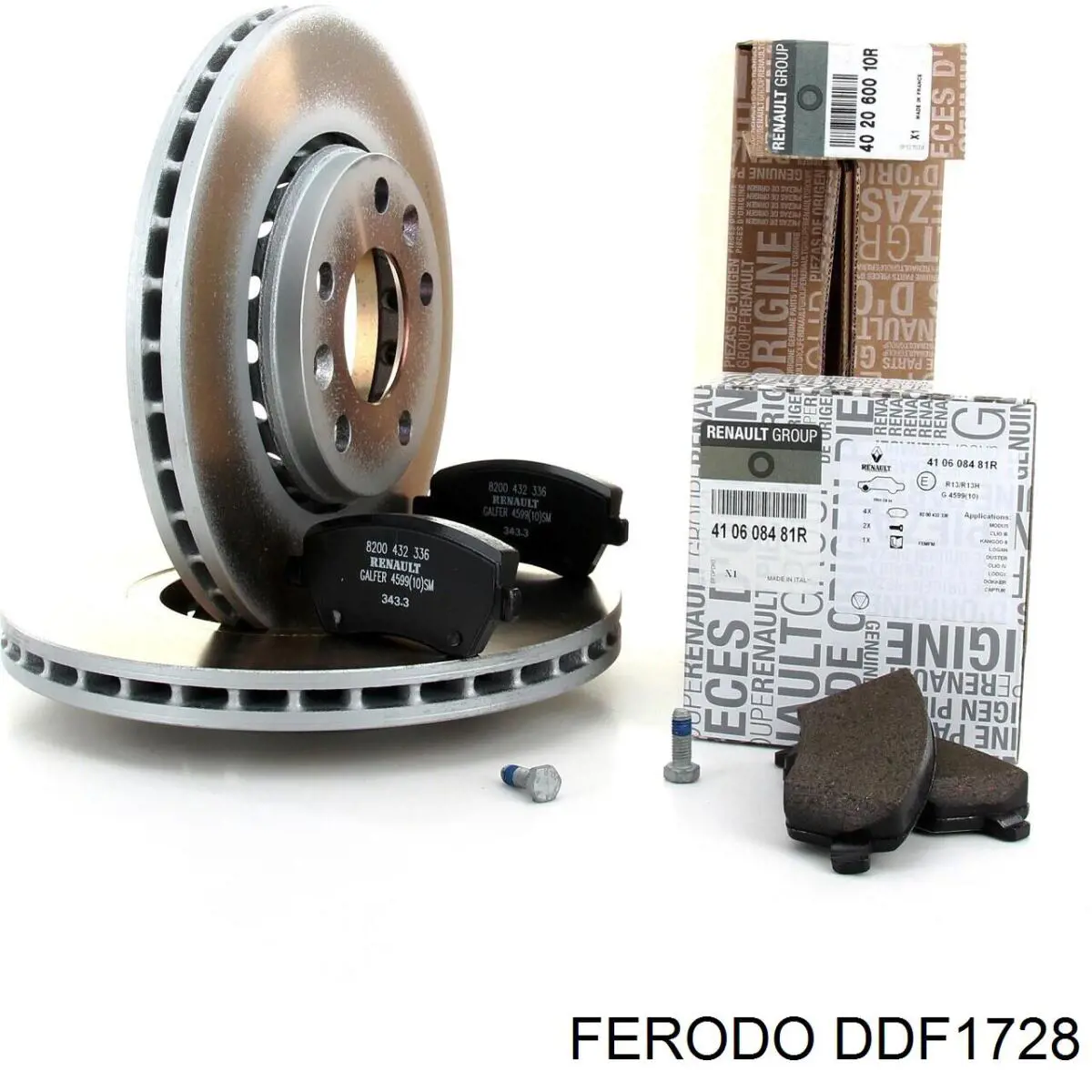 DDF1728 Ferodo freno de disco delantero