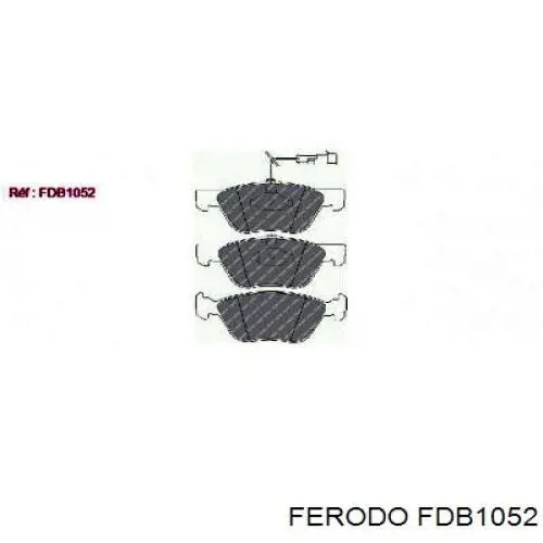 FDB1052 Ferodo pastillas de freno delanteras