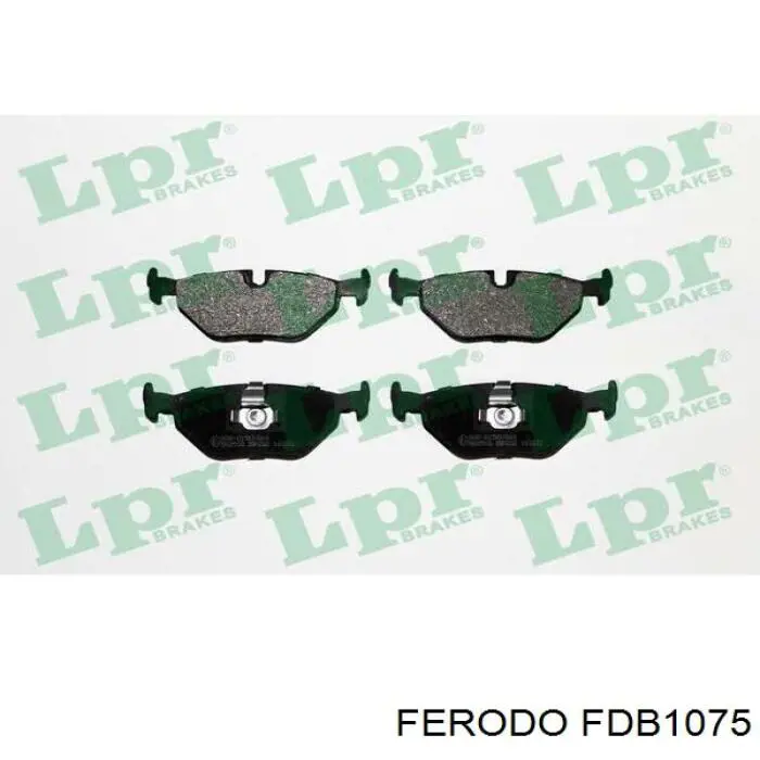 FDB1075 Ferodo pastillas de freno traseras