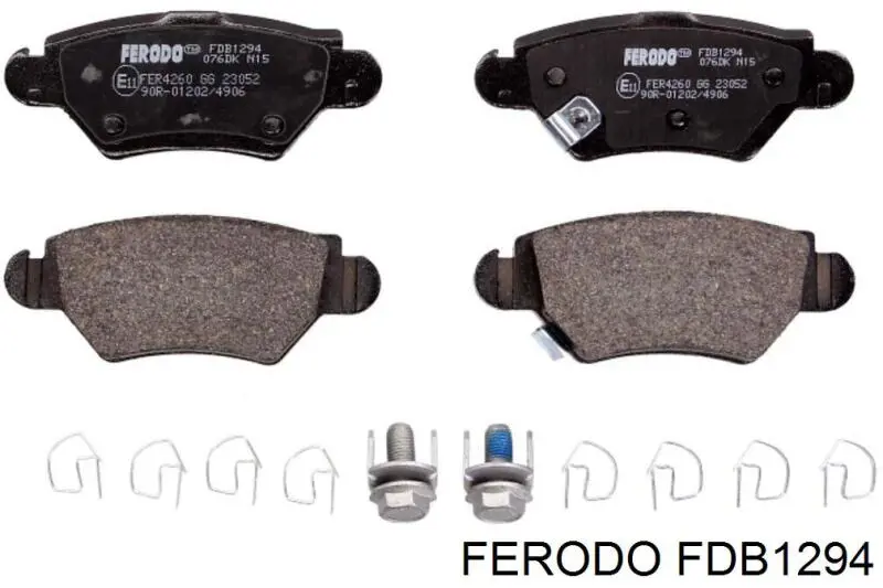 FDB1294 Ferodo pastillas de freno traseras