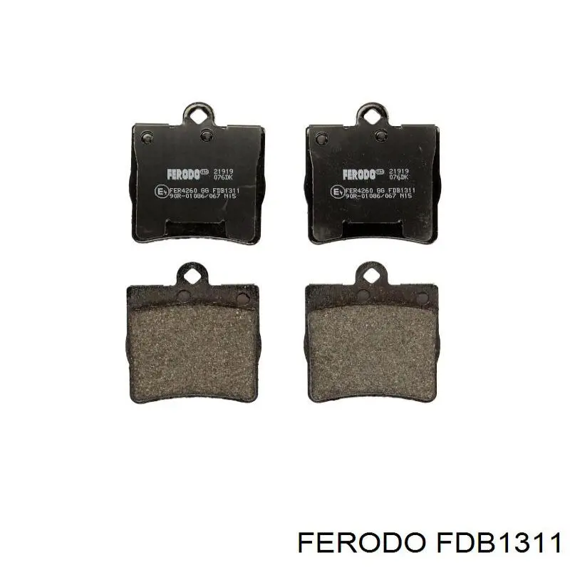 FDB1311 Ferodo pastillas de freno traseras