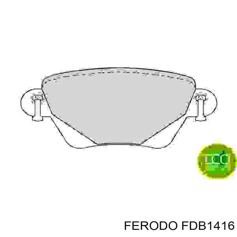 FDB1416 Ferodo pastillas de freno traseras