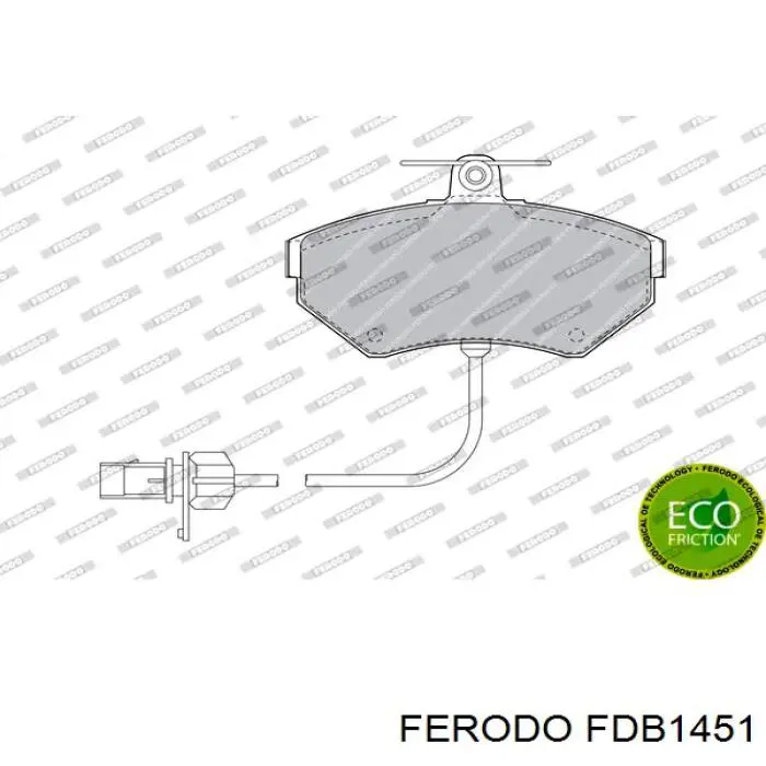 FDB1451 Ferodo pastillas de freno delanteras