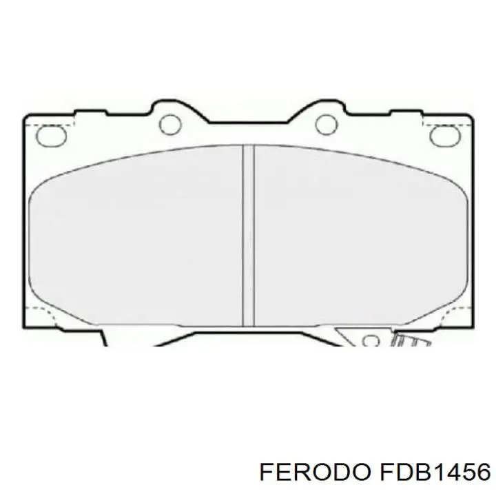 FDB1456 Ferodo pastillas de freno delanteras