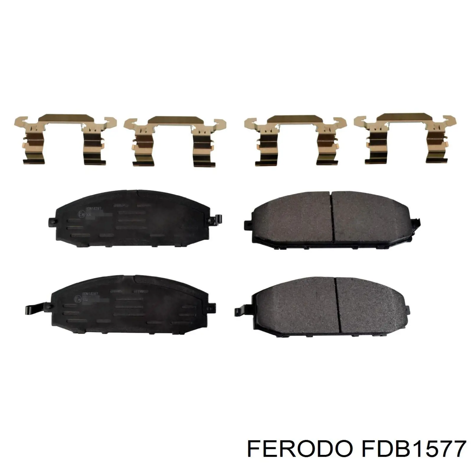 FDB1577 Ferodo pastillas de freno delanteras