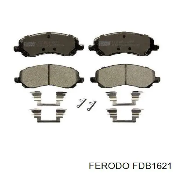 FDB1621 Ferodo pastillas de freno delanteras