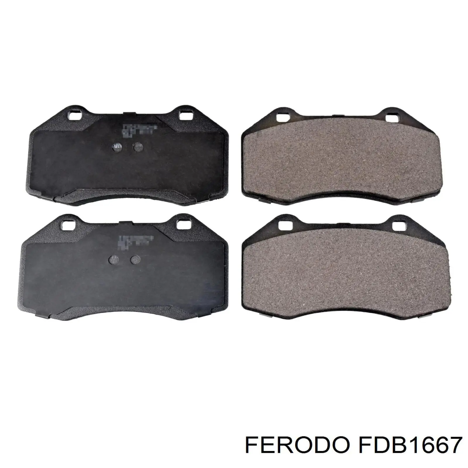 FDB1667 Ferodo pastillas de freno delanteras