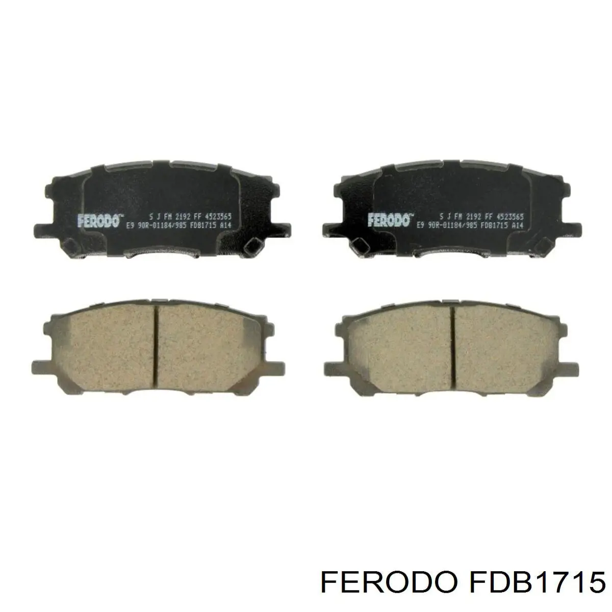 FDB1715 Ferodo pastillas de freno delanteras