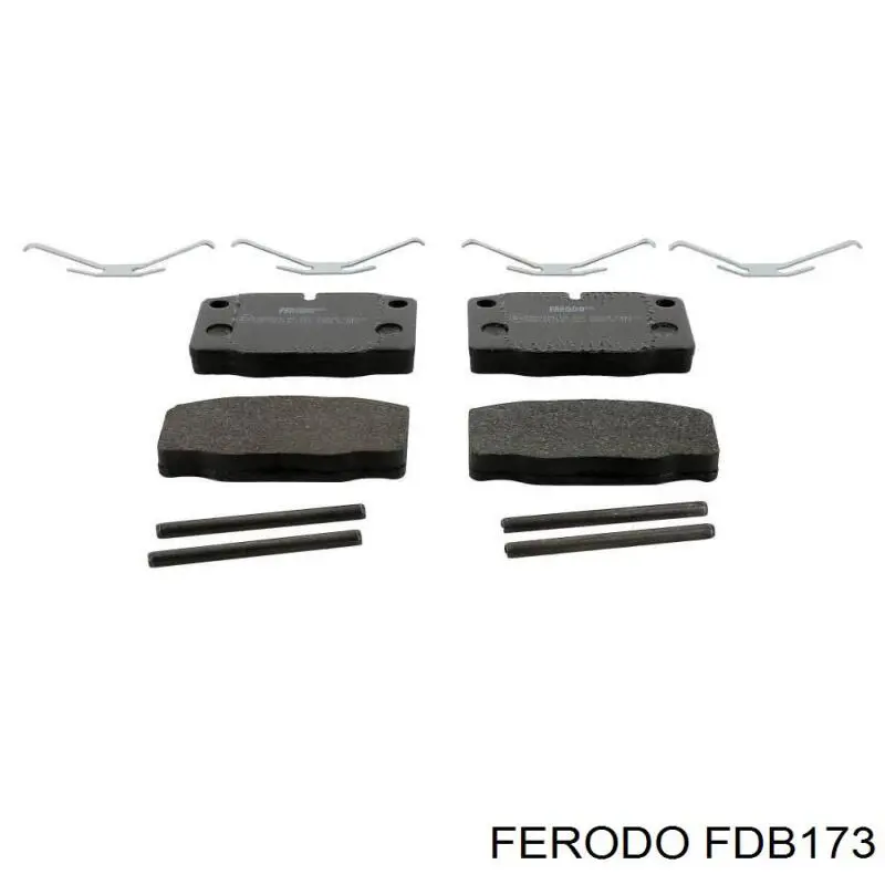 FDB173 Ferodo pastillas de freno delanteras