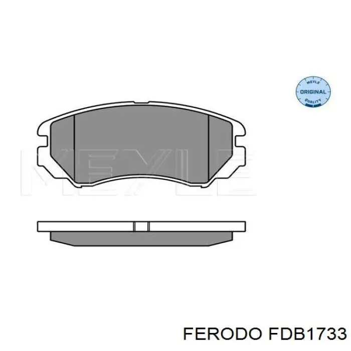 FDB1733 Ferodo pastillas de freno delanteras