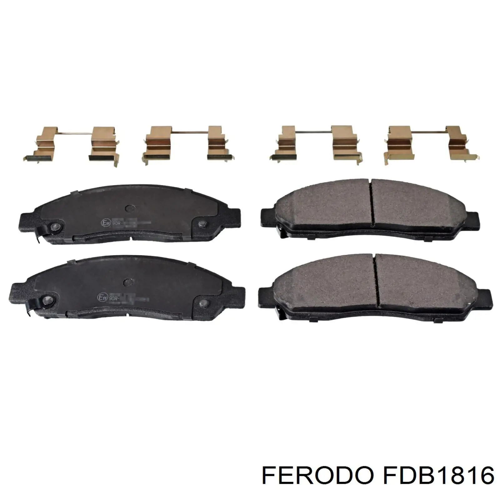 FDB1816 Ferodo pastillas de freno delanteras