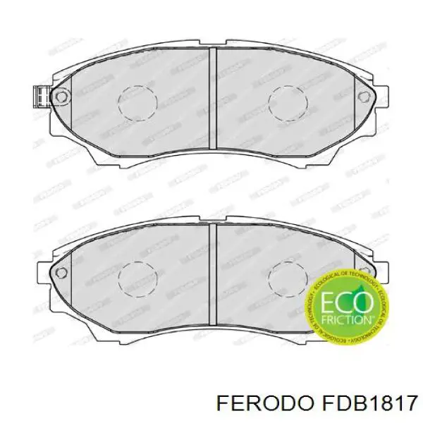 FDB1817 Ferodo pastillas de freno delanteras