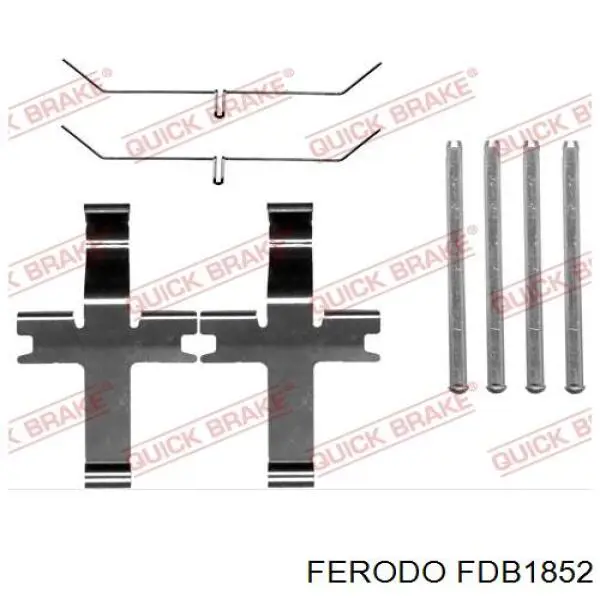 FDB1852 Ferodo pastillas de freno delanteras