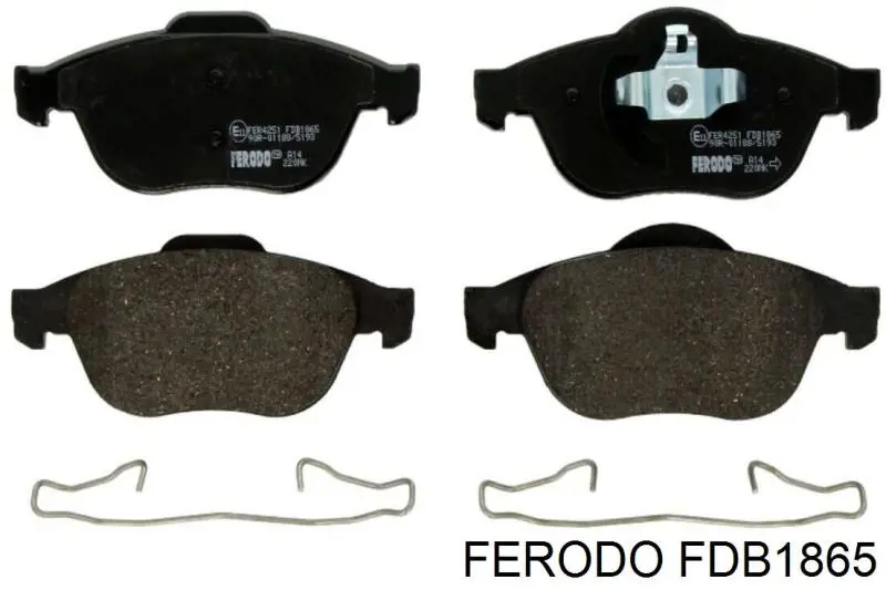 FDB1865 Ferodo pastillas de freno delanteras