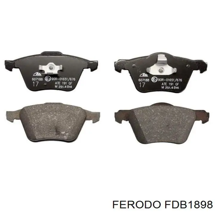 FDB1898 Ferodo pastillas de freno delanteras