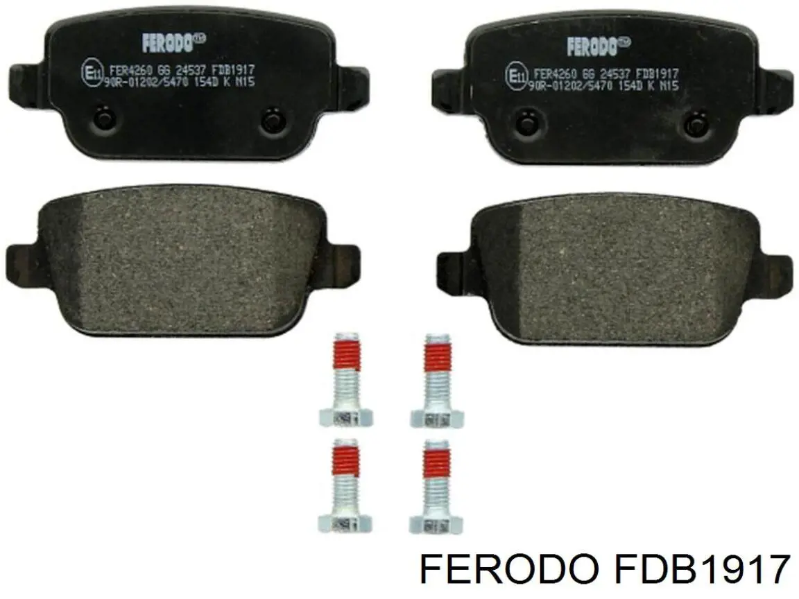 FDB1917 Ferodo pastillas de freno traseras