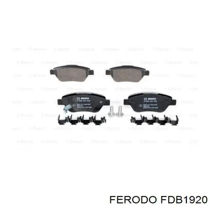 FDB1920 Ferodo pastillas de freno delanteras