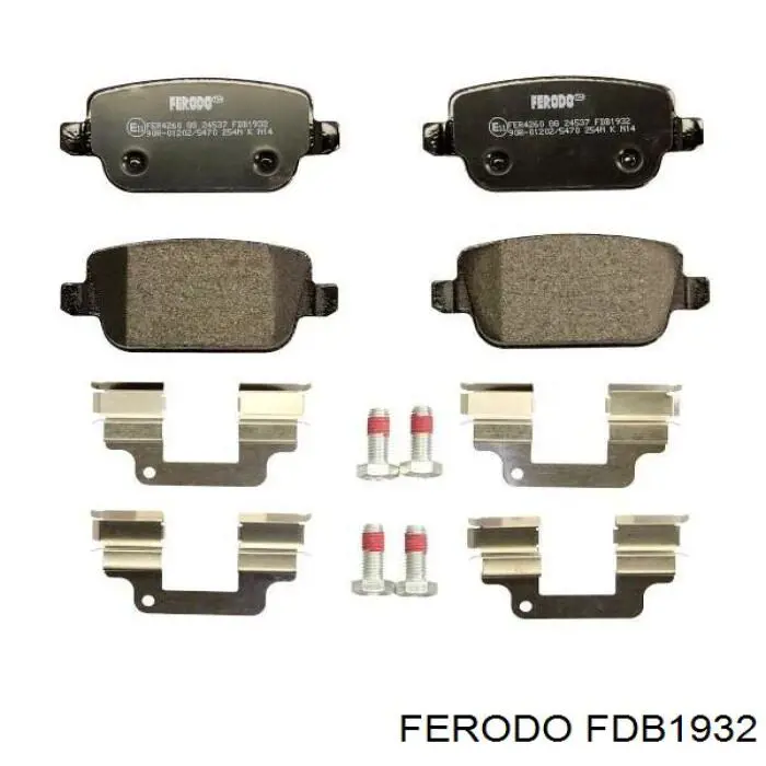 FDB1932 Ferodo pastillas de freno traseras