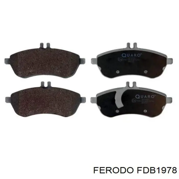 FDB1978 Ferodo pastillas de freno delanteras