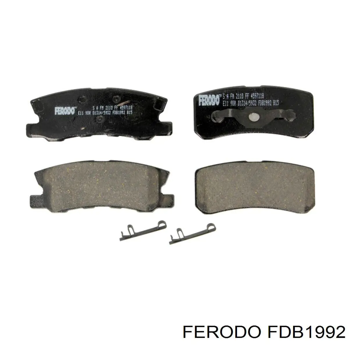 FDB1992 Ferodo pastillas de freno traseras