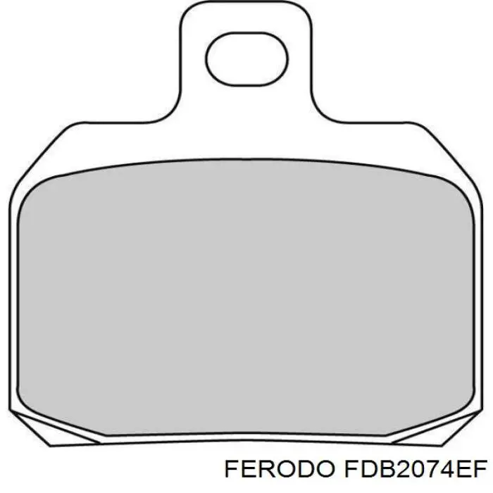 FDB2074EF Ferodo 