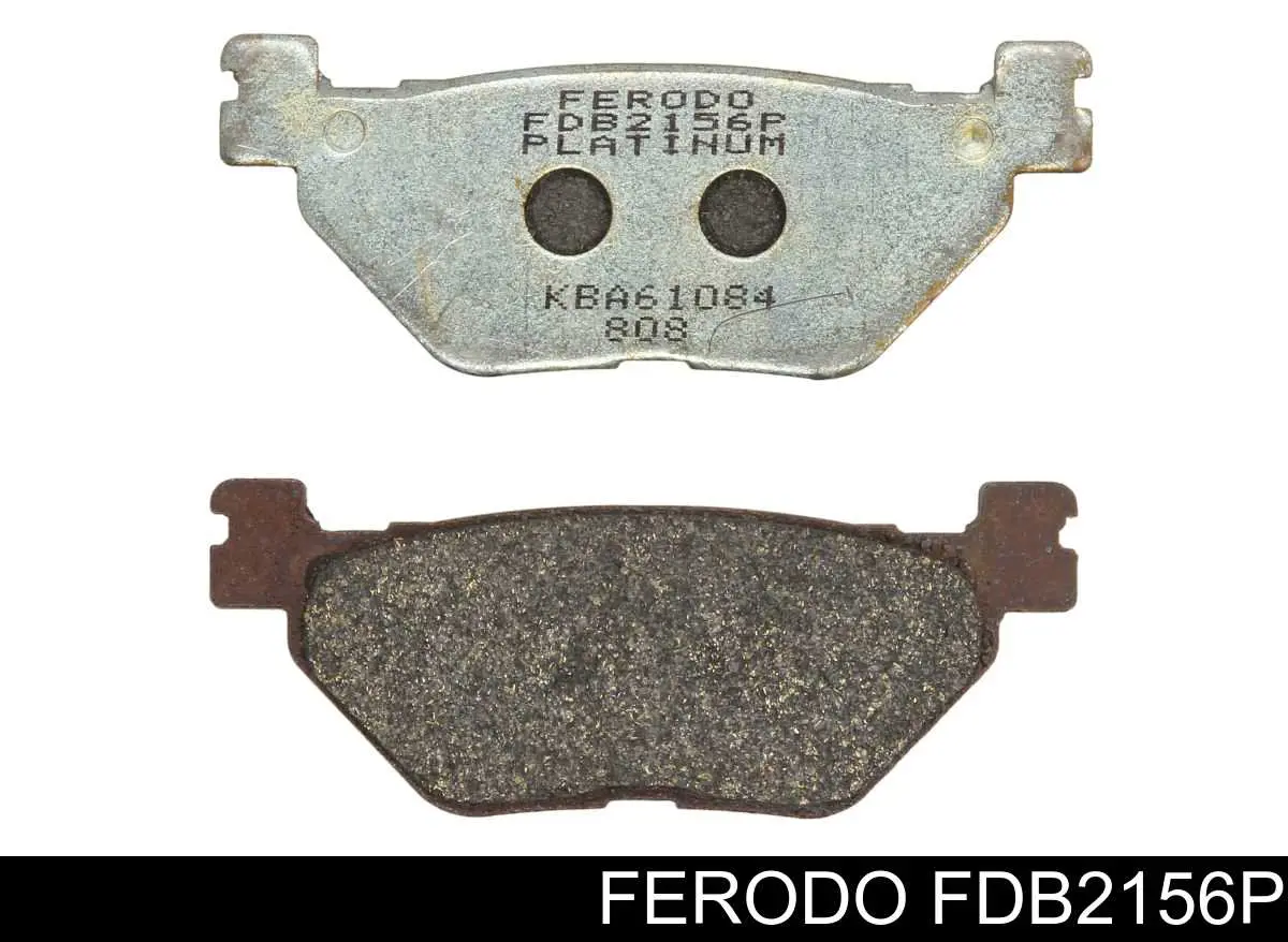 FDB2156P Ferodo pastillas de freno traseras