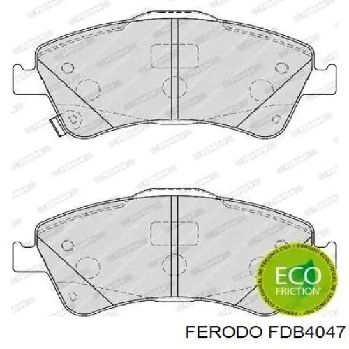 FDB4047 Ferodo pastillas de freno delanteras