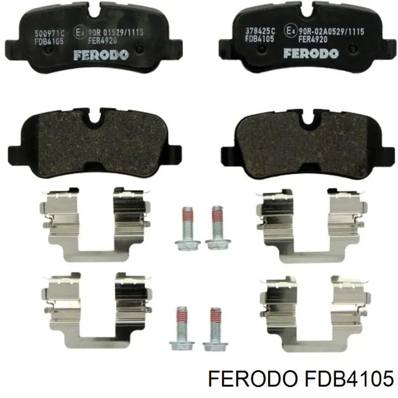 FDB4105 Ferodo pastillas de freno traseras