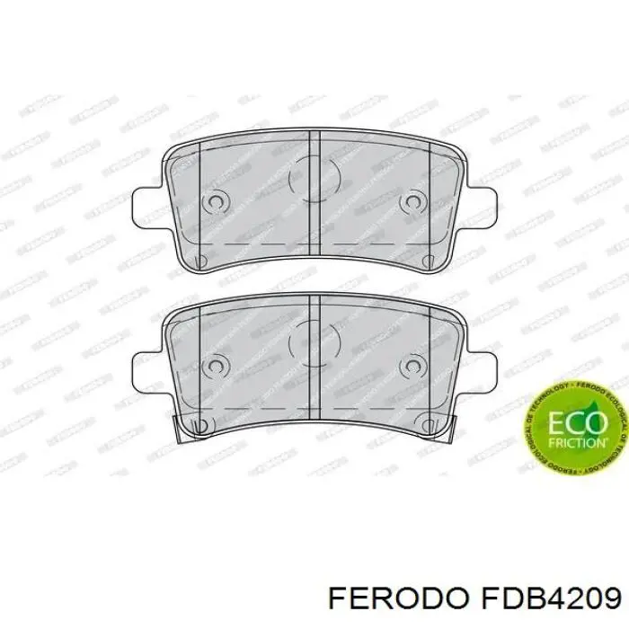 FDB4209 Ferodo pastillas de freno traseras