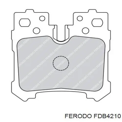 FDB4210 Ferodo pastillas de freno traseras