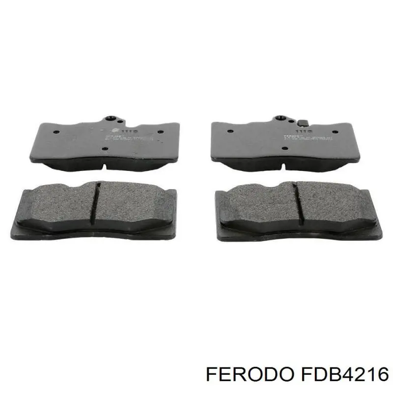 FDB4216 Ferodo pastillas de freno delanteras