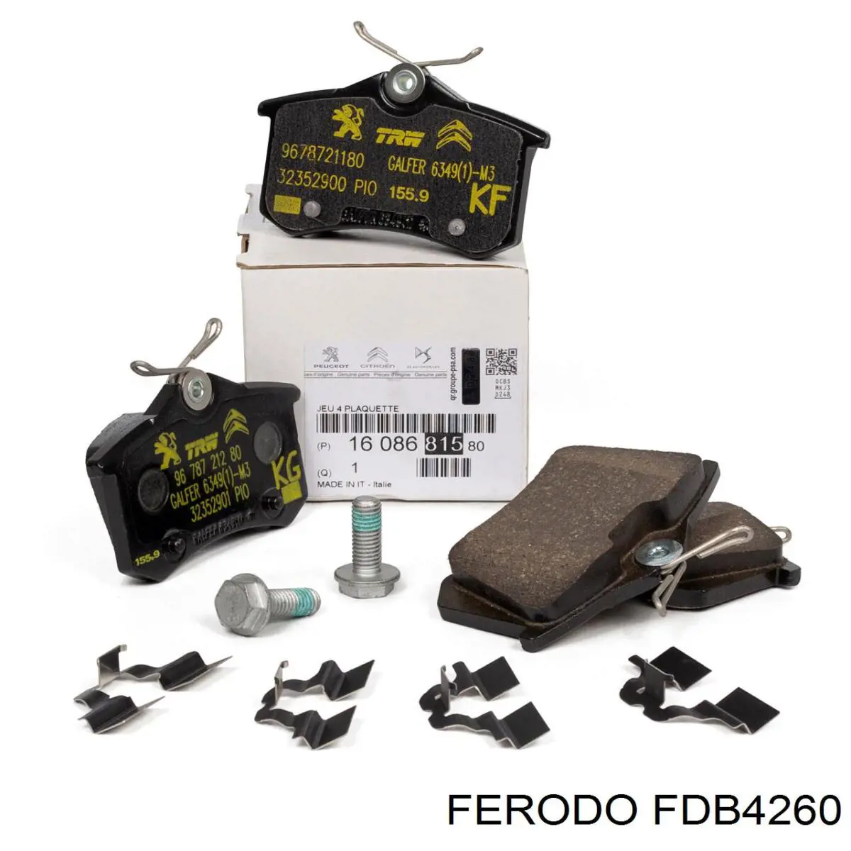 FDB4260 Ferodo pastillas de freno traseras