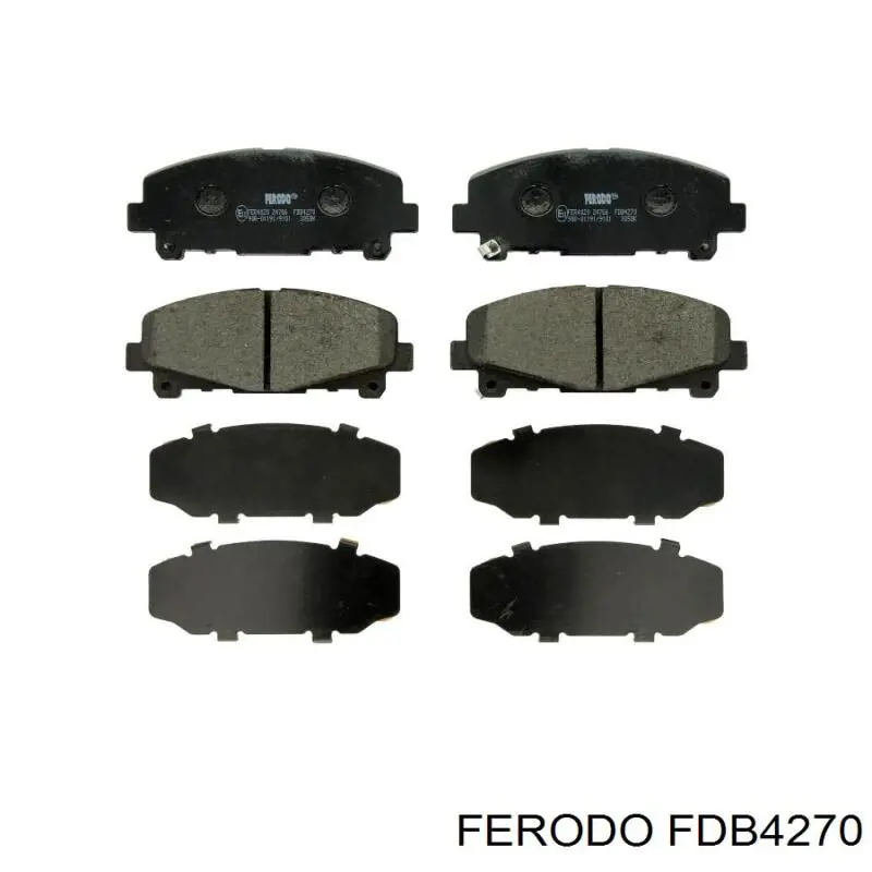 FDB4270 Ferodo pastillas de freno delanteras